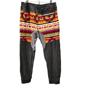 Allston Outfitters Aztec Joggers size M Men Sweatpants Activewear Streetwear